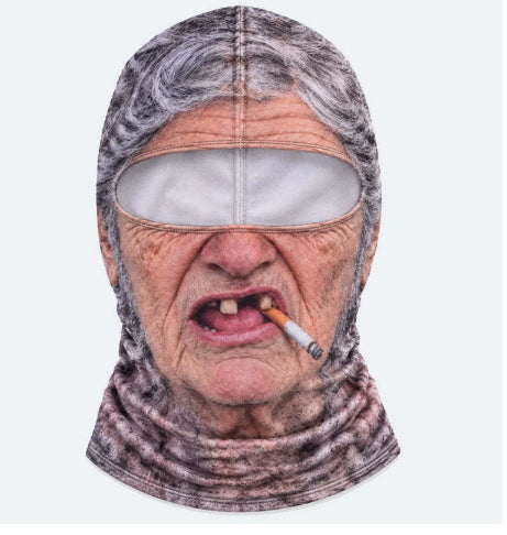 Funny Realistic Ski Mask – Winter Outdoor Snow Face Cover for Skiing and Parties