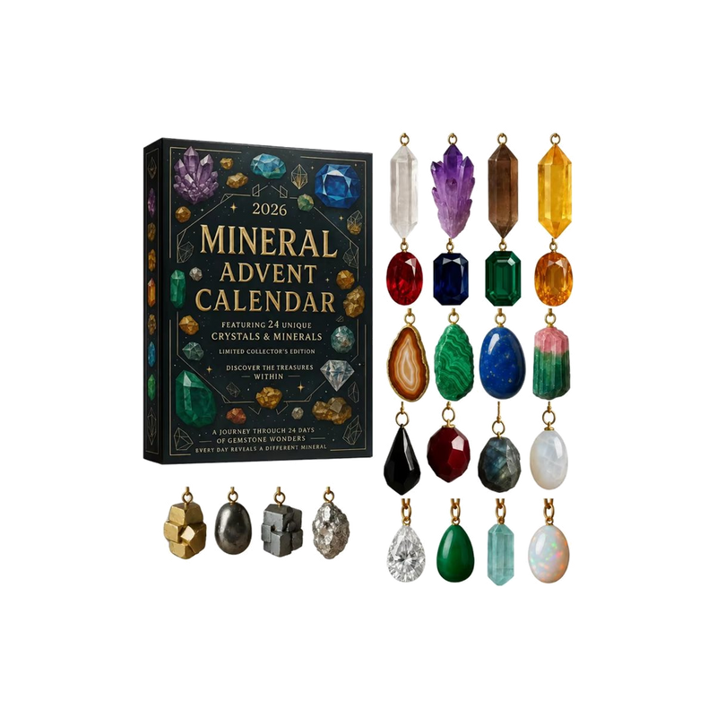 Minerals Advent Calendar — gift set