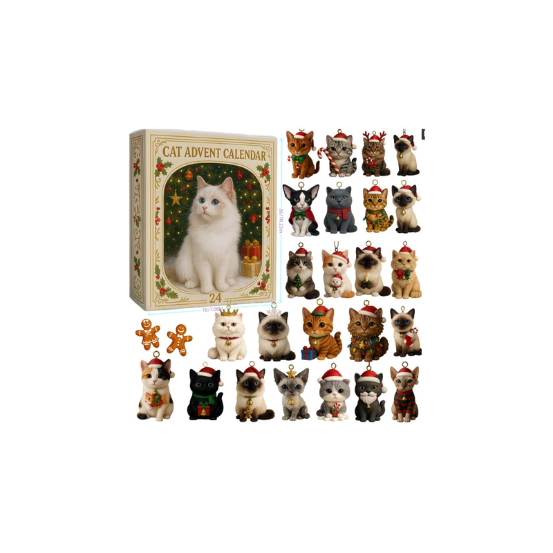 Cat Lovers Advent Calendar — gift set