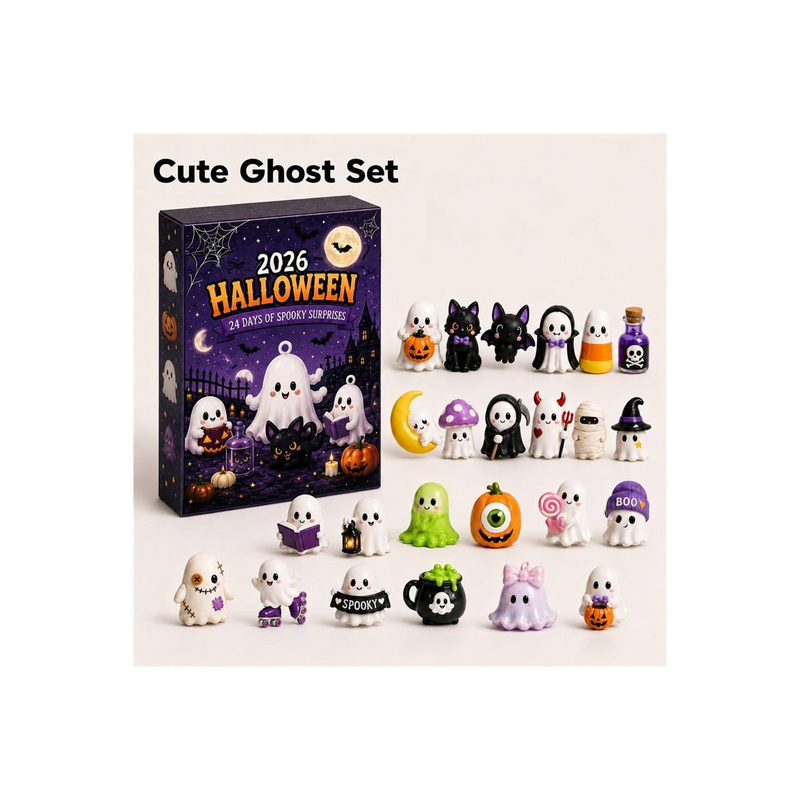 Cute Ghosts Advent Calendar — gift set