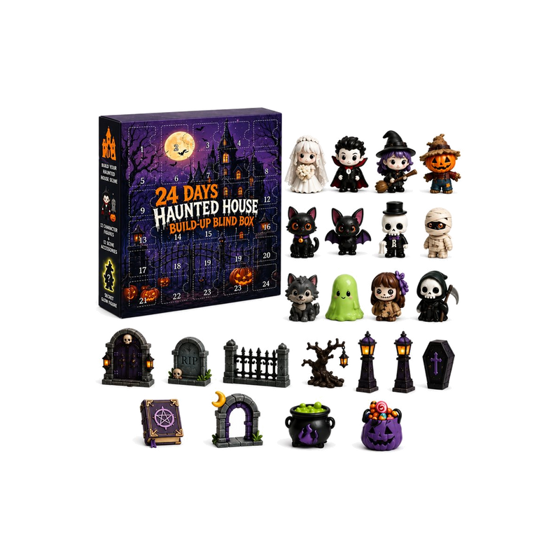 Haunted House Advent Calendar — gift set