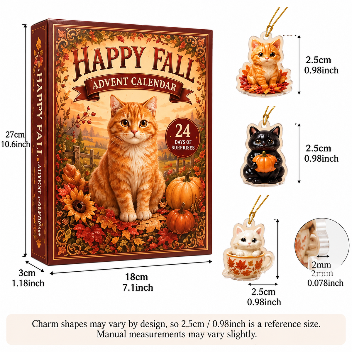Fall Cat Advent Calendar