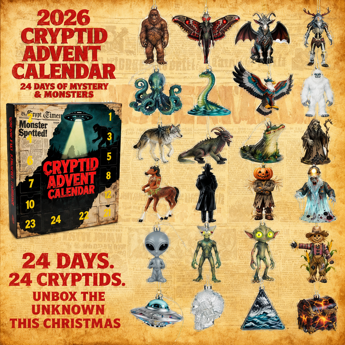 Cryptid Advent Calendar