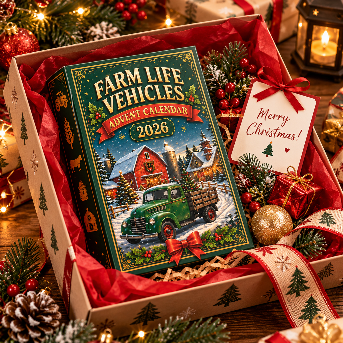 Farm Vehicles Advent Calendar