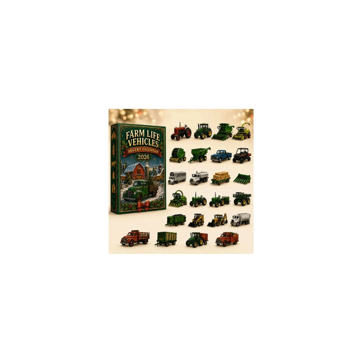 DFY retail hero v2 — Farm Vehicles Advent Calendar — original artwork