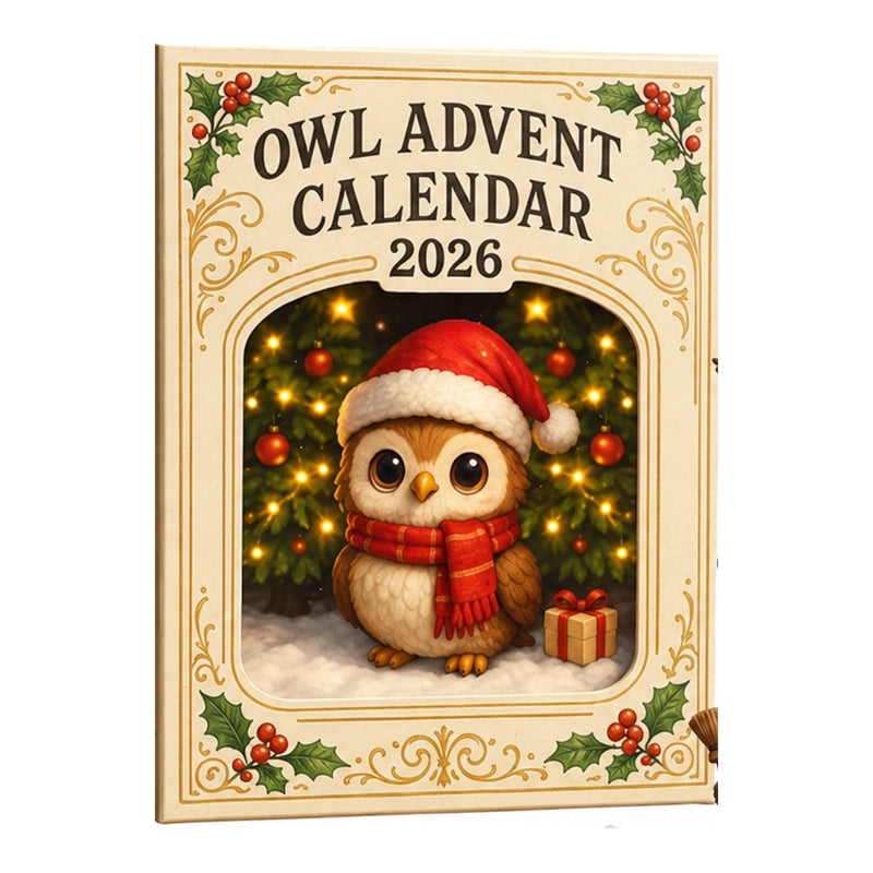 Owl Advent Calendar — gift set