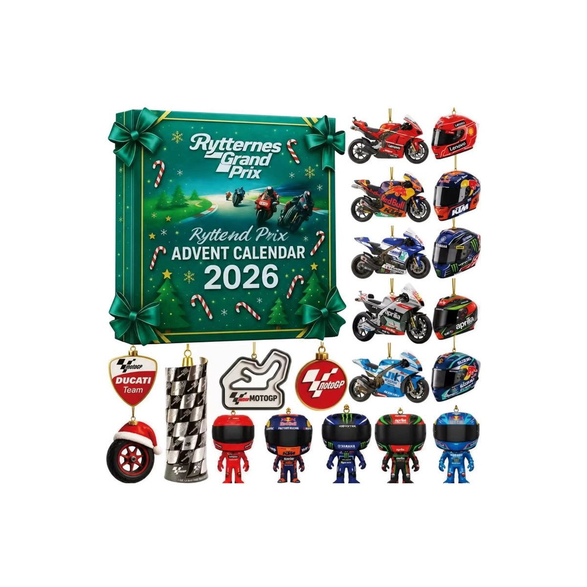 DFY retail hero v2 — Rytternes Grand Prix Advent Calendar — original artwork