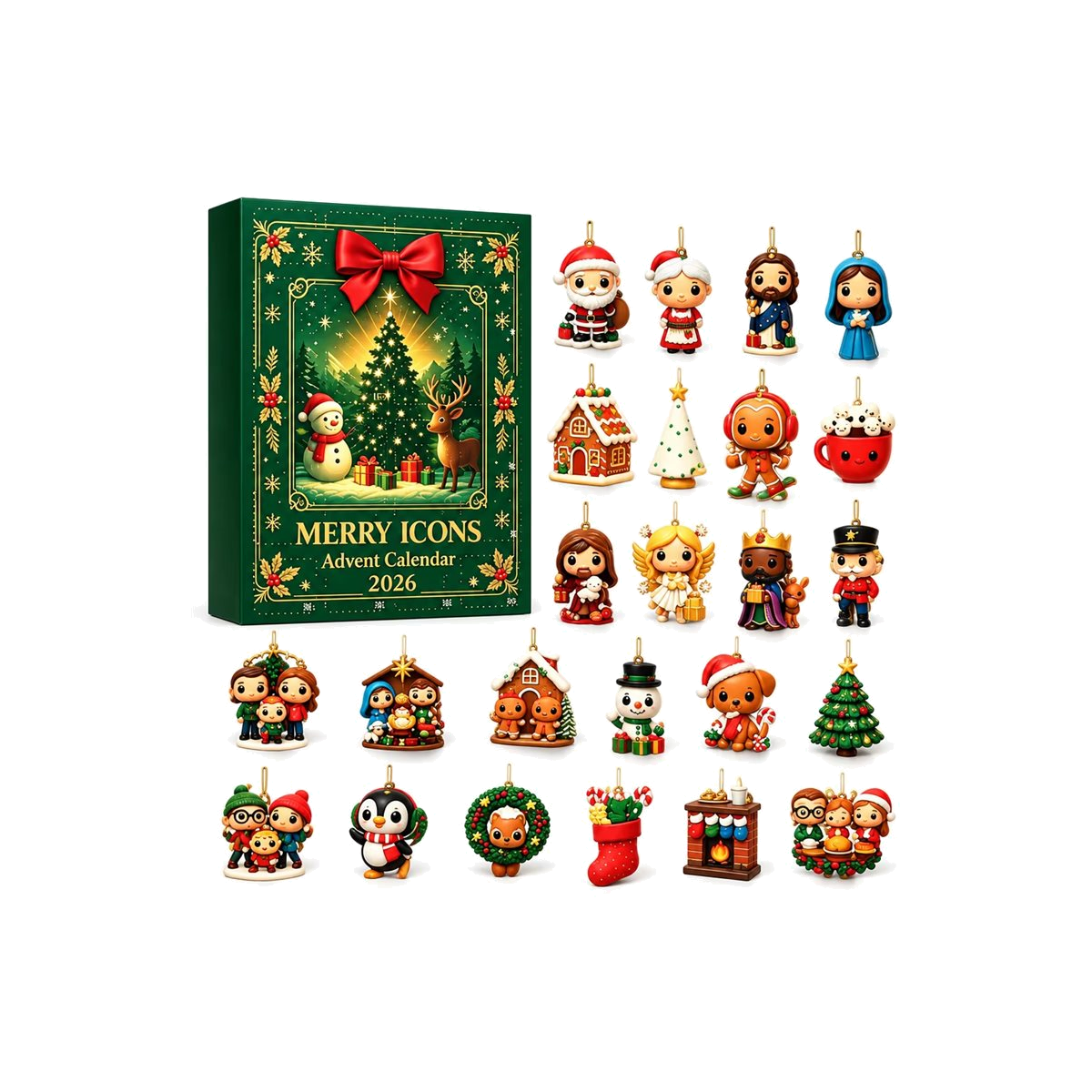 DFY retail hero v2 — Christmas Penguin Advent Calendar — original artwork