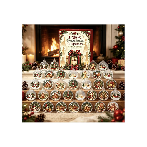 DFY retail hero v2 — Christmas Snow Globe Advent Calendar — original artwork