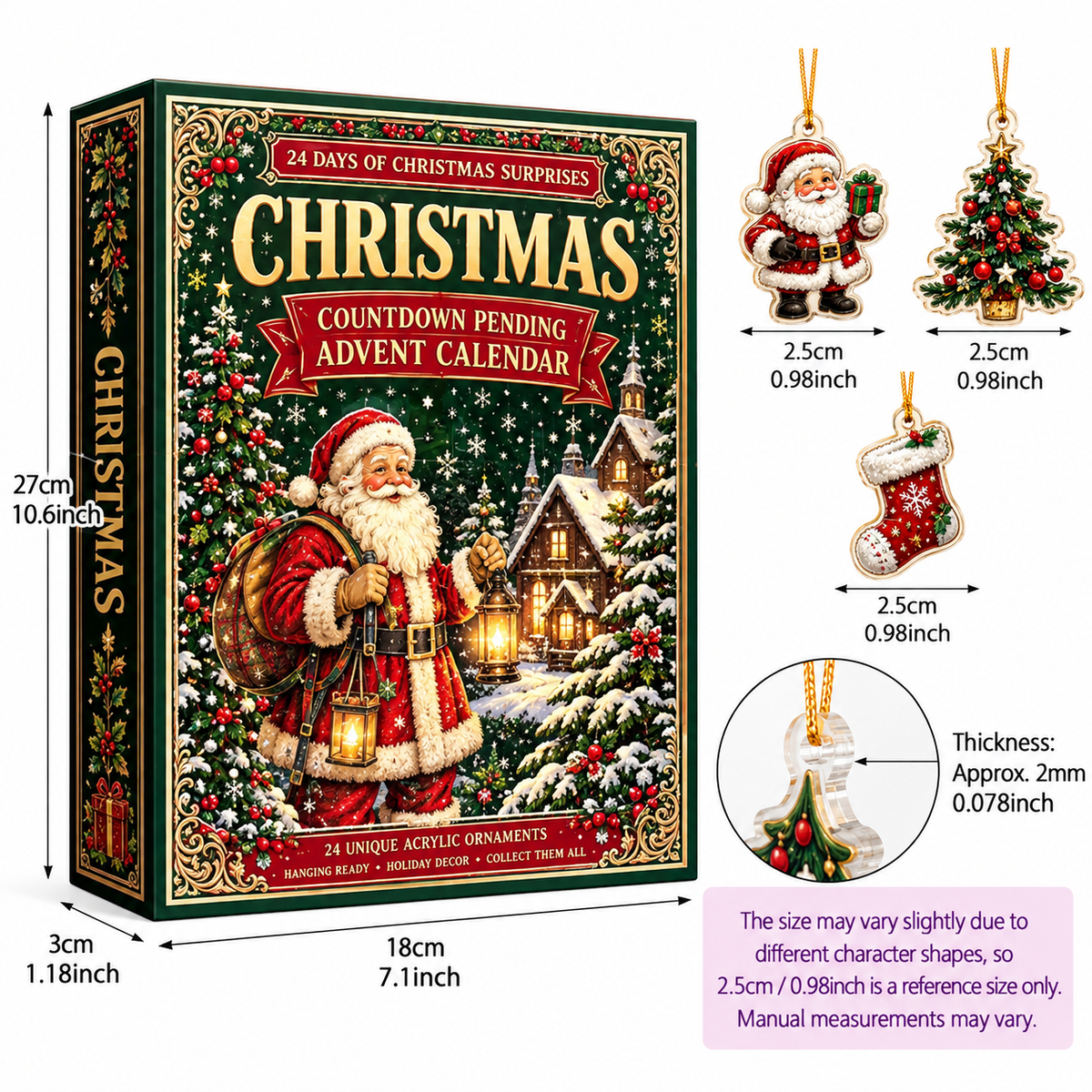 Santa Claus Advent Calendar