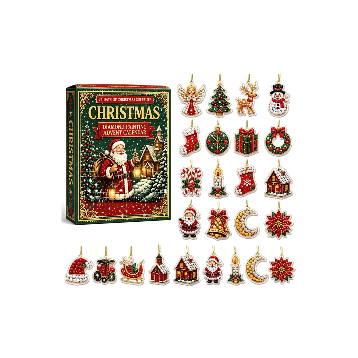DFY retail hero v2 — Santa Claus Advent Calendar — original artwork