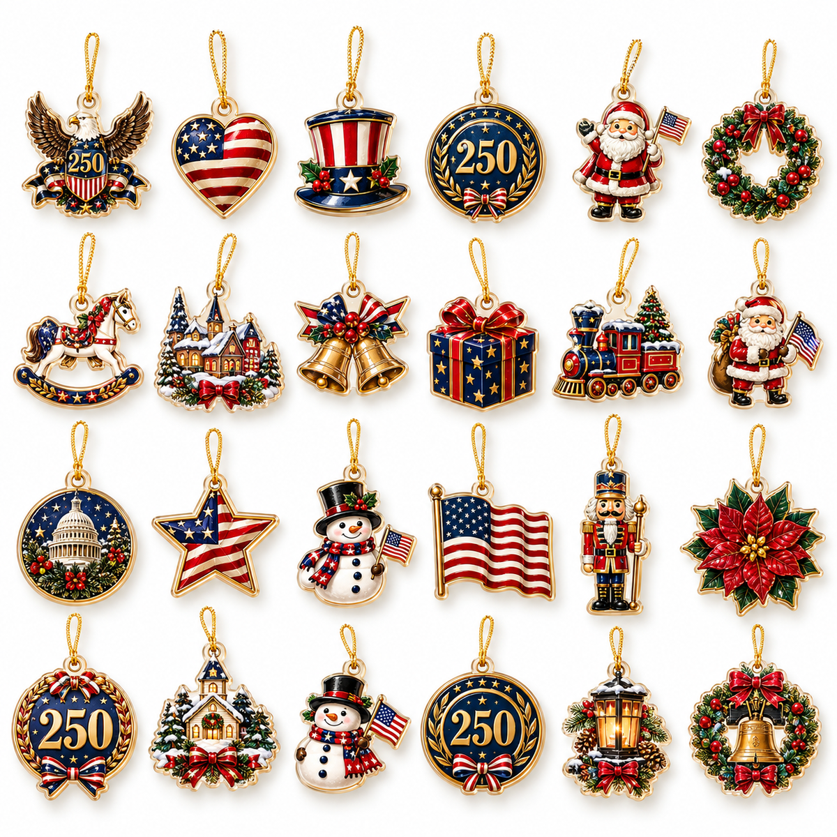 America 250th Anniversary Countdown Calendar Advent Calendar