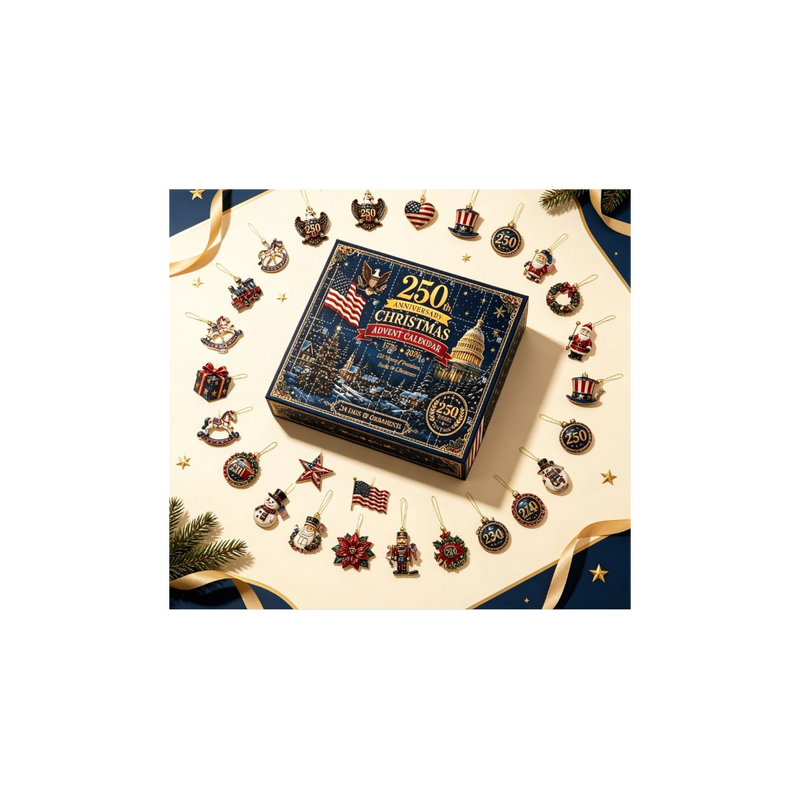 America 250th Anniversary Countdown Calendar Advent Calendar — gift set