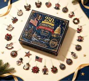 America 250th Anniversary Countdown Calendar Advent Calendar