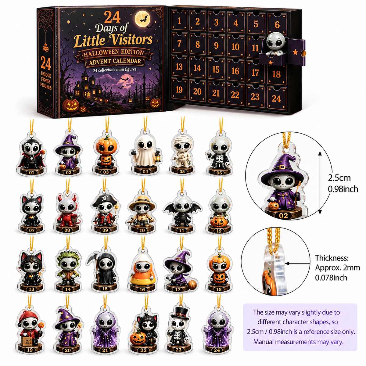 Spooky Cute Alien Advent Calendar