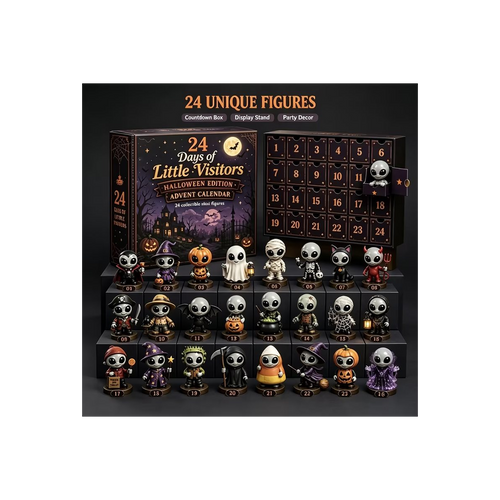 DFY retail hero v2 — Spooky Cute Alien Advent Calendar — original artwork