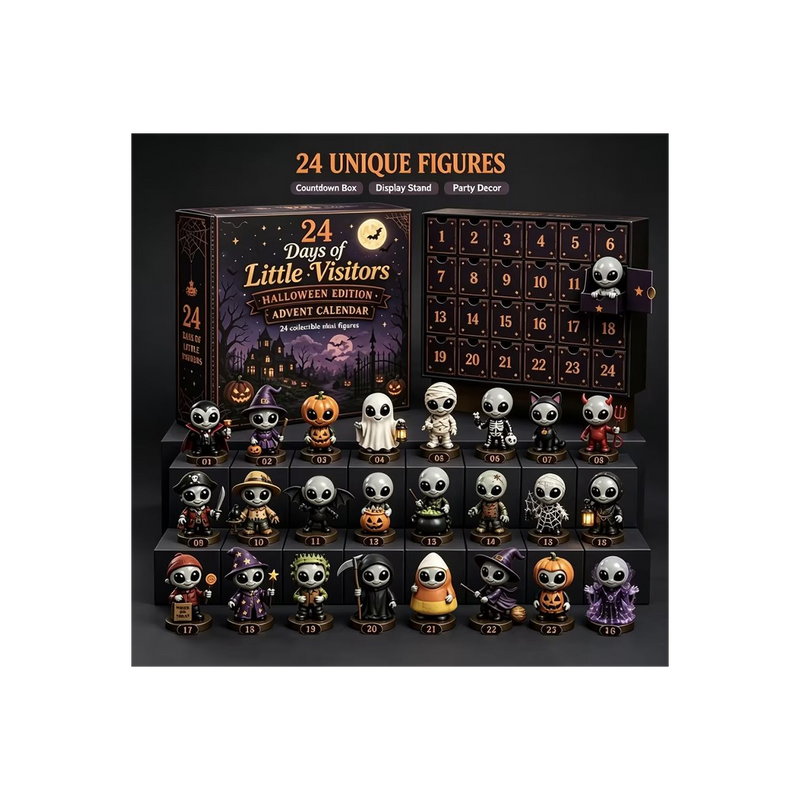 Spooky Cute Alien Advent Calendar — gift set