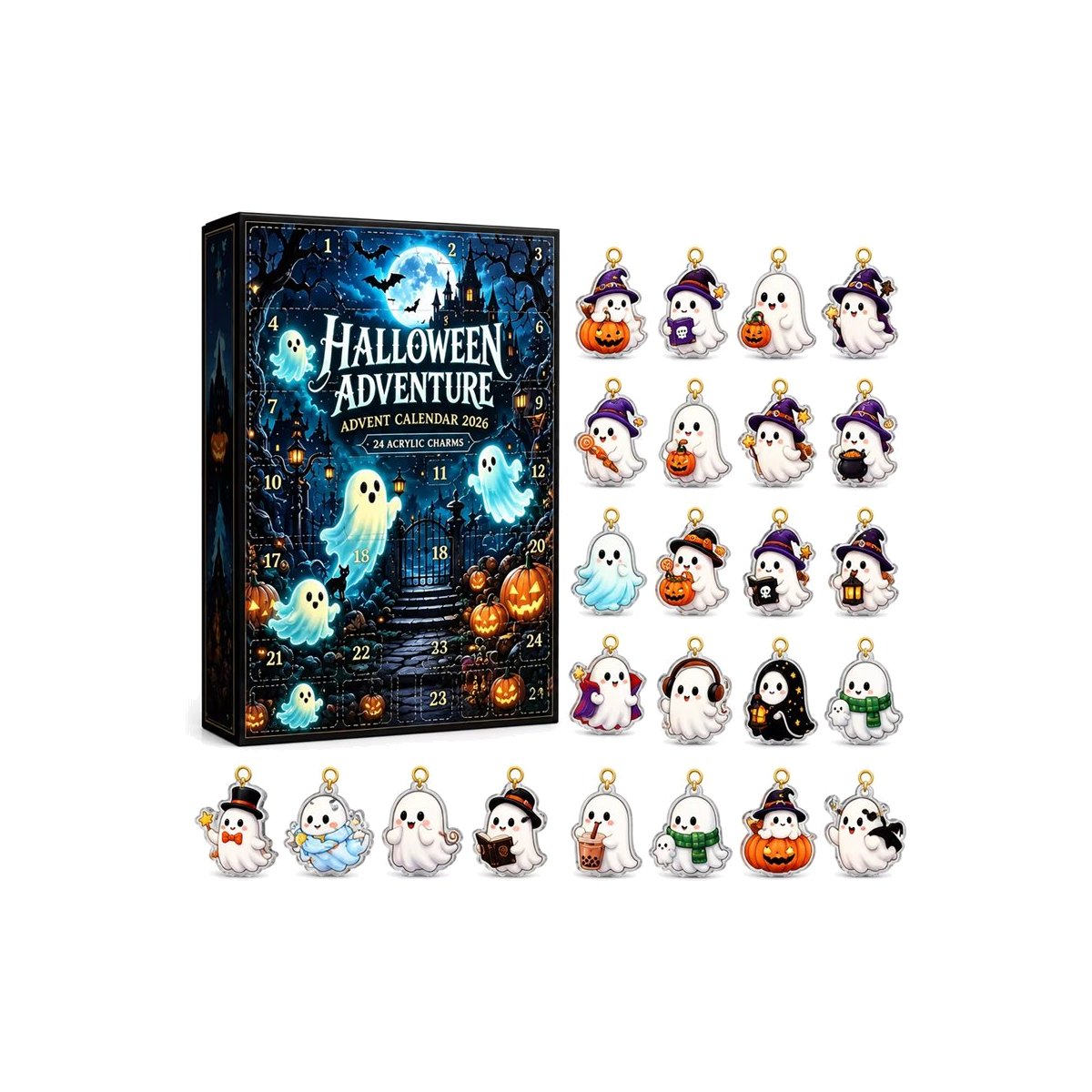 DFY retail hero v2 — Cute Ghost Advent Calendar — original artwork