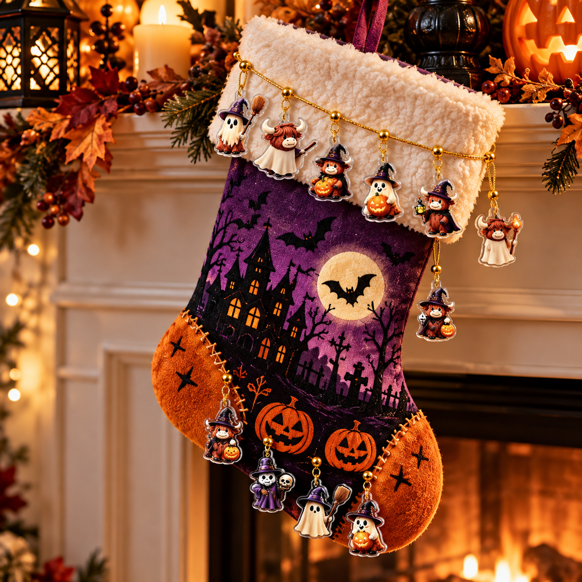 Witch Hat Highland Cow Advent Calendar