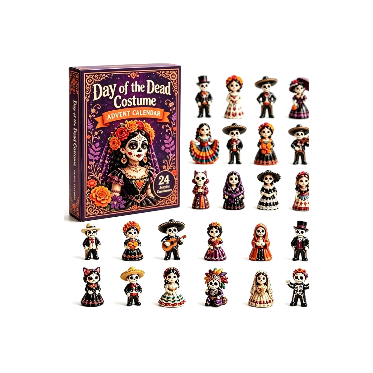 DFY retail hero v2 — Day of the Dead Advent Calendar — original artwork