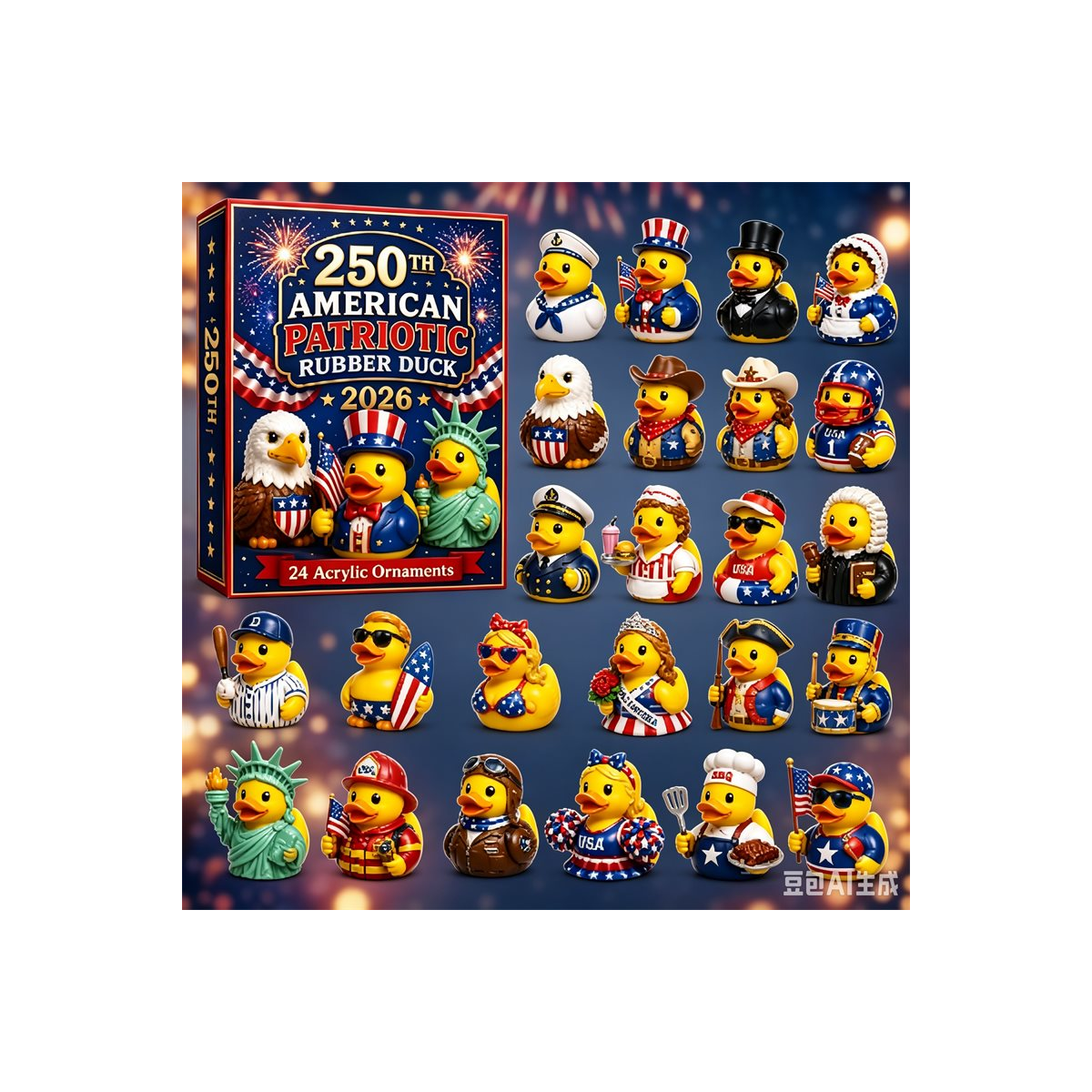 DFY retail hero v2 — Yellow Duck Mystery Box Advent Calendar — original artwork