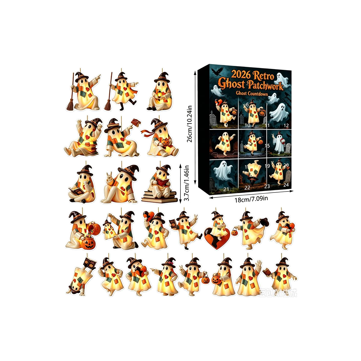 DFY retail hero v2 — Patchwork Ghost Advent Calendar — original artwork