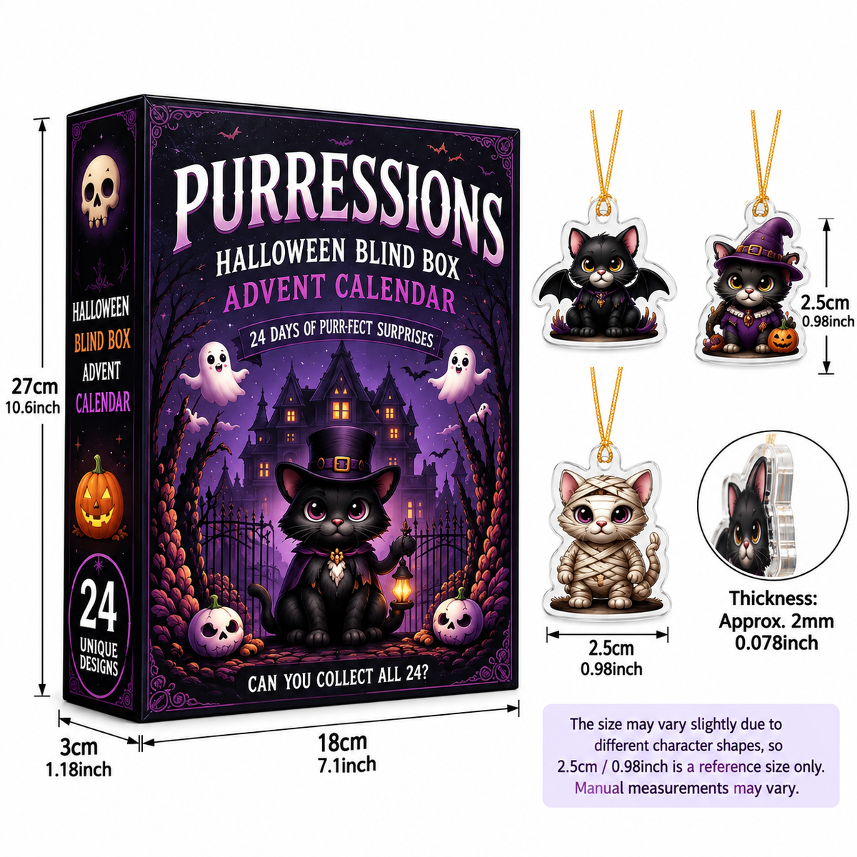 Halloween Black Cat Advent Calendar