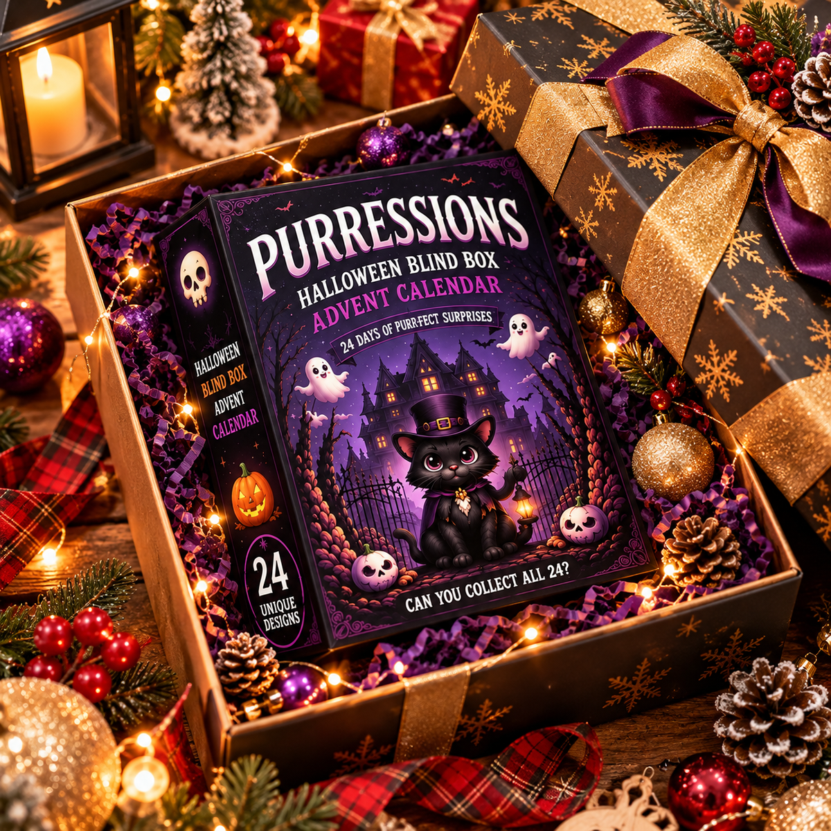 Halloween Black Cat Advent Calendar