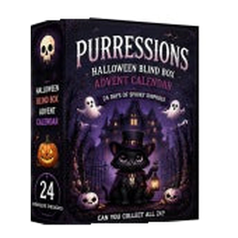 Halloween Black Cat Advent Calendar — gift set