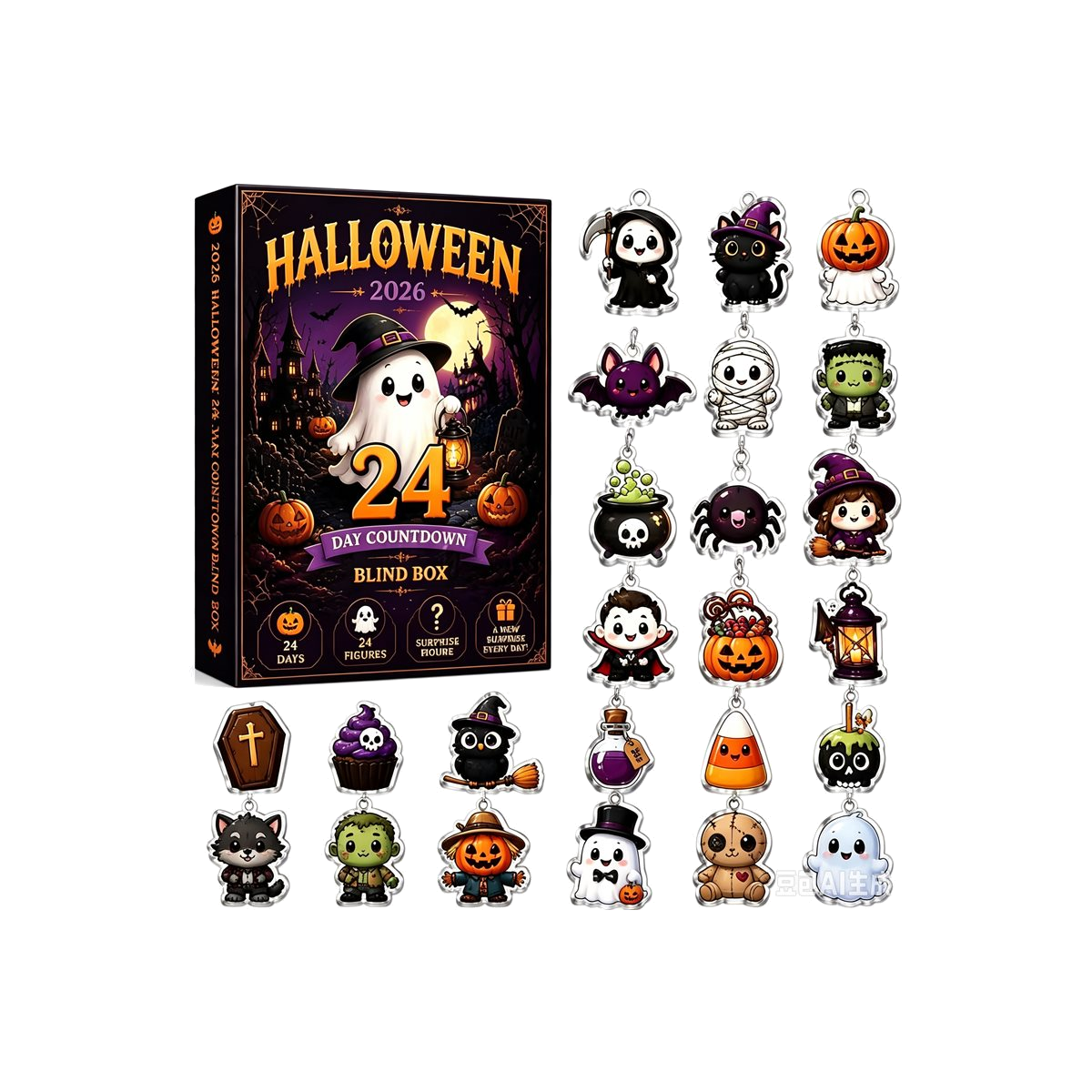 DFY retail hero v2 — Witch's Potion & Ghost Advent Calendar — original artwork