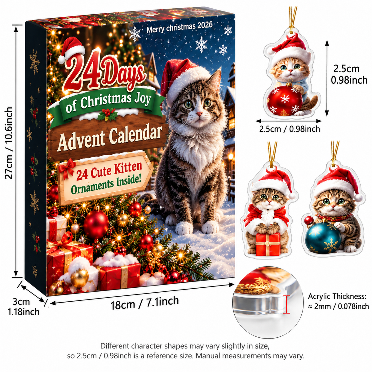 Christmas Kitten Advent Calendar