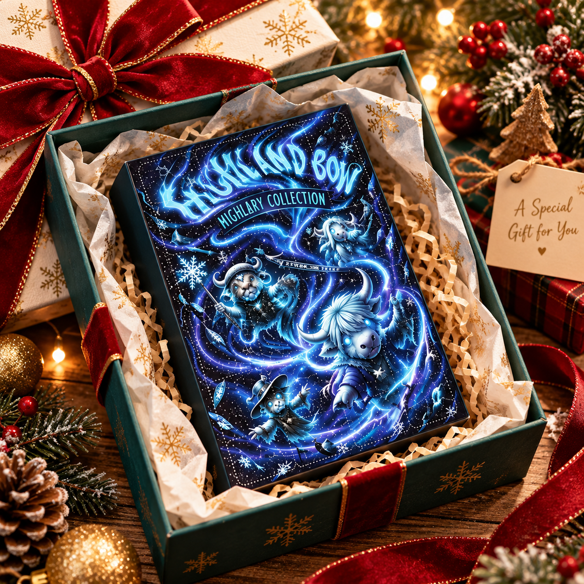 Ghost Highland Cow Advent Calendar