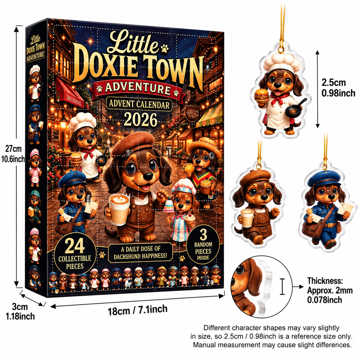Christmas Chef Dog Advent Calendar