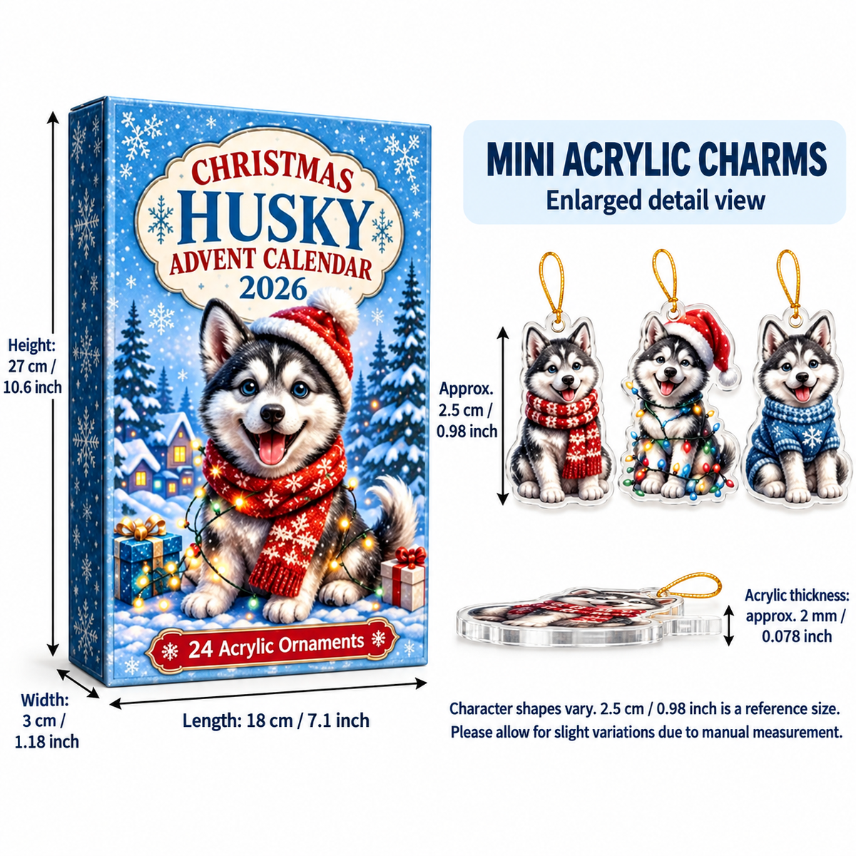 Christmas Husky Advent Calendar