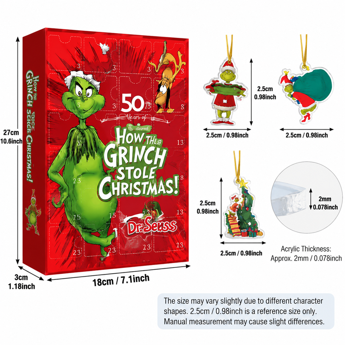 Grinch Advent Calendar