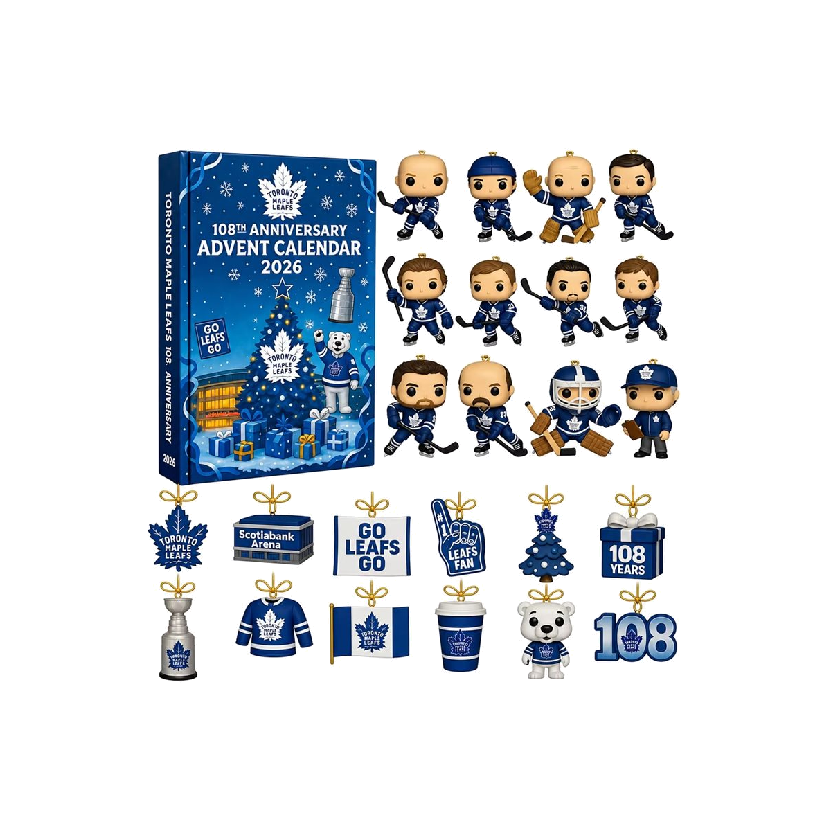 DFY retail hero v2 — Toronto Maple Leafs 108th Anniversary Advent Calendar — original artwork