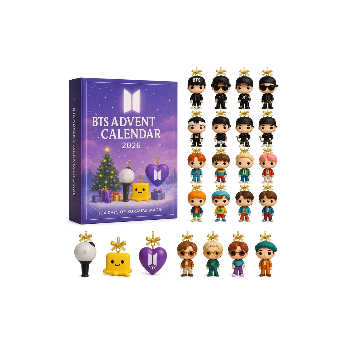 DFY retail hero v2 — BTS Advent Calendar — original artwork