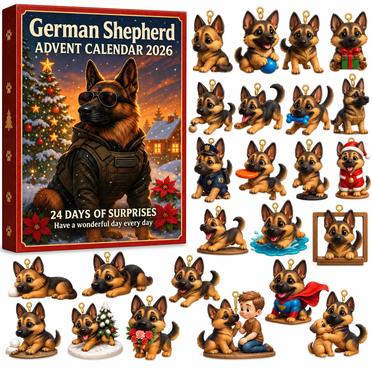 German Shepherd Advent Calendar