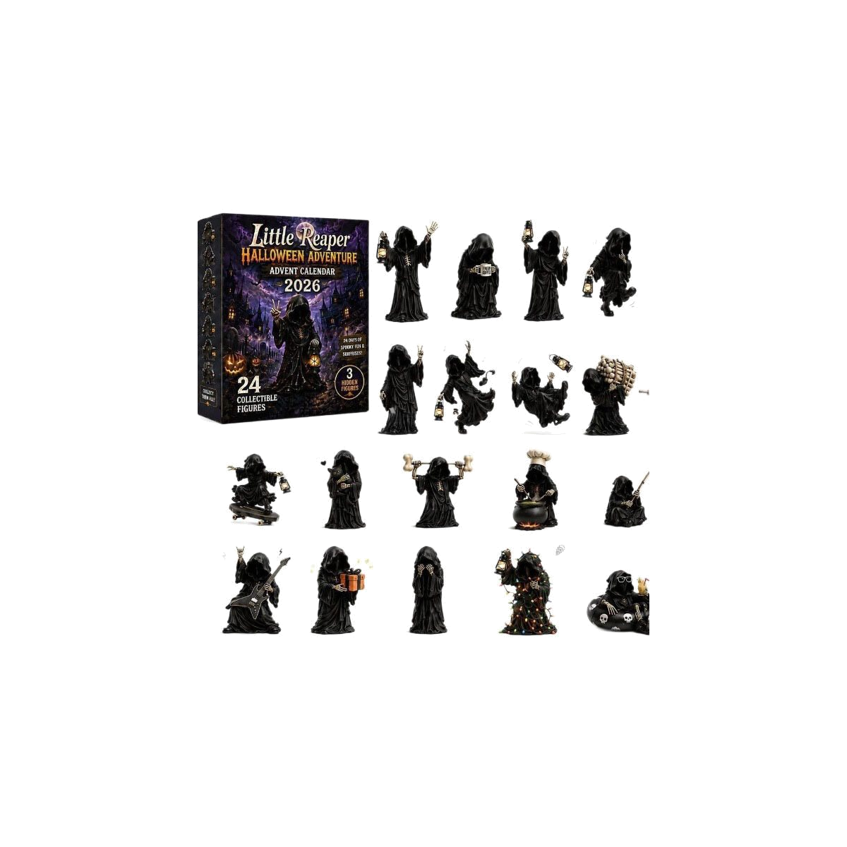 DFY retail hero v2 — Little Reaper Advent Calendar — original artwork
