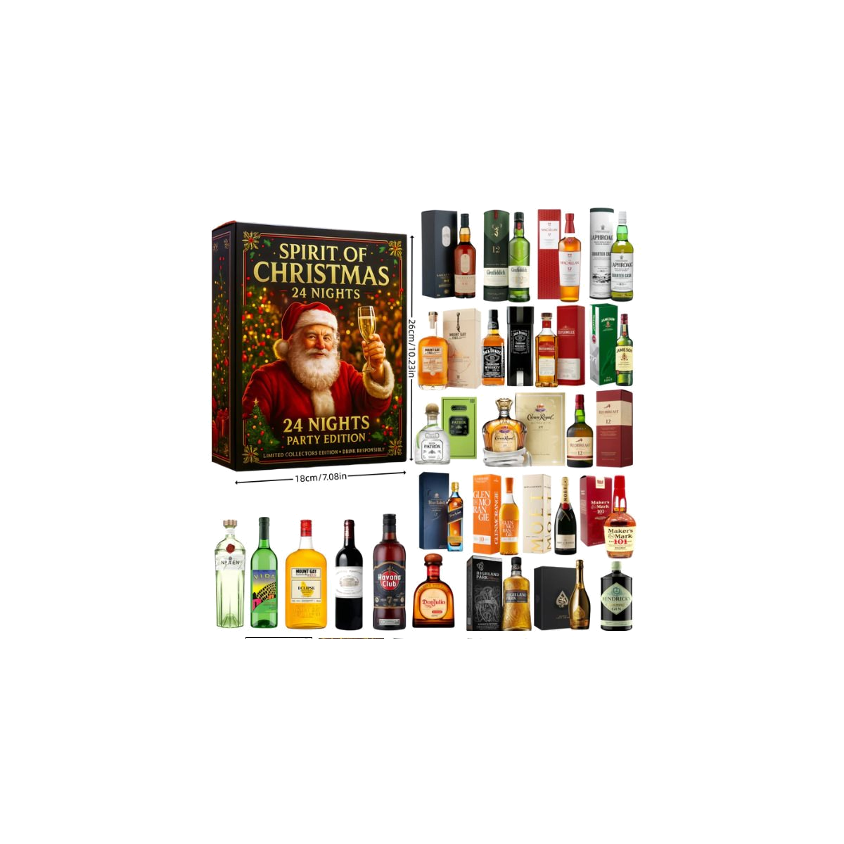 DFY retail hero v2 — Limited Edition Spirits Advent Calendar — original artwork