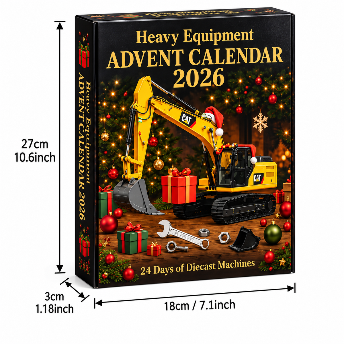 Construction Vehicle Advent Calendar