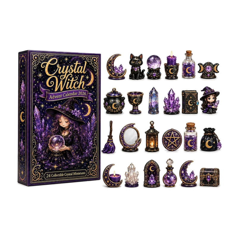 Crystal Witches Advent Calendar — gift set