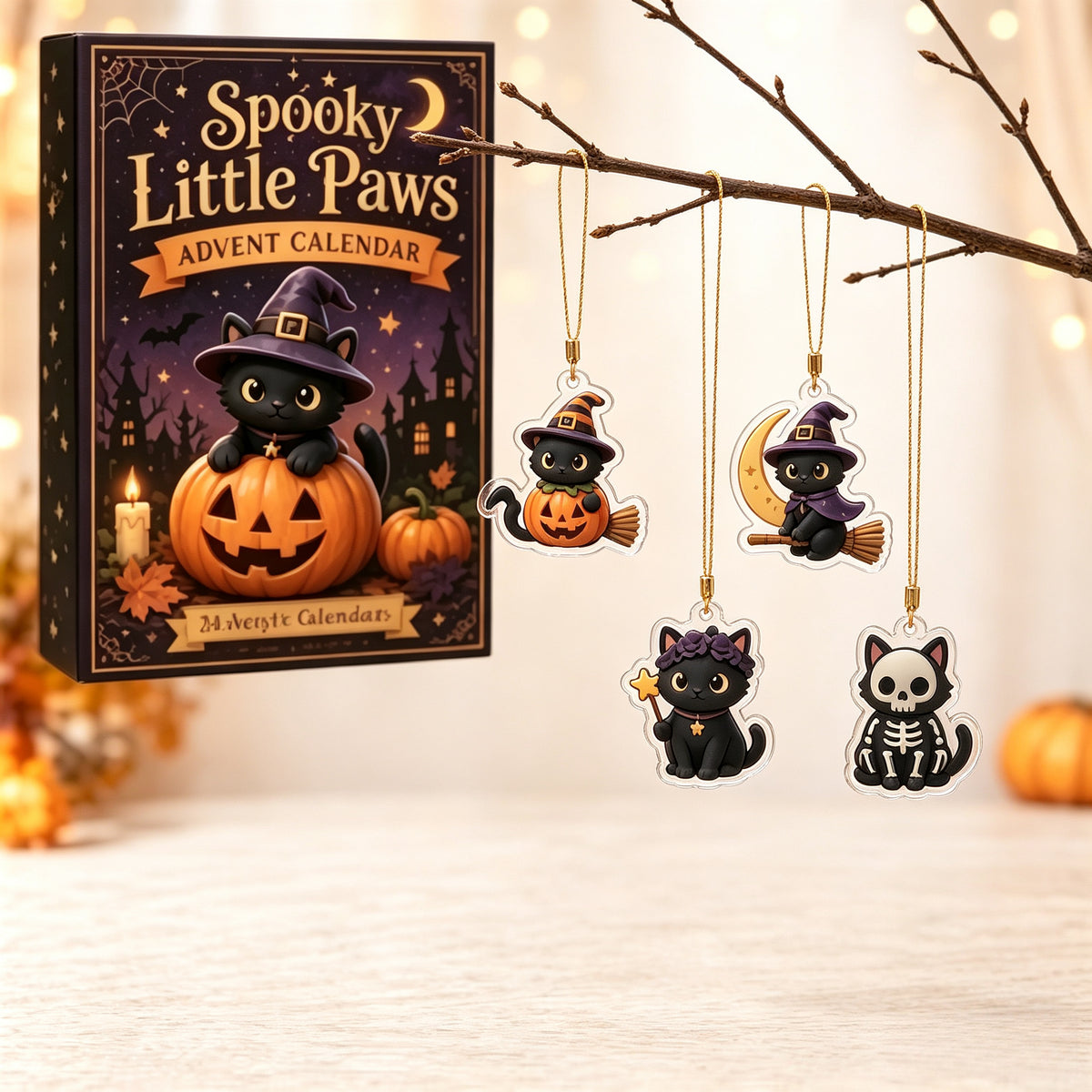 Witch Black Cat Advent Calendar
