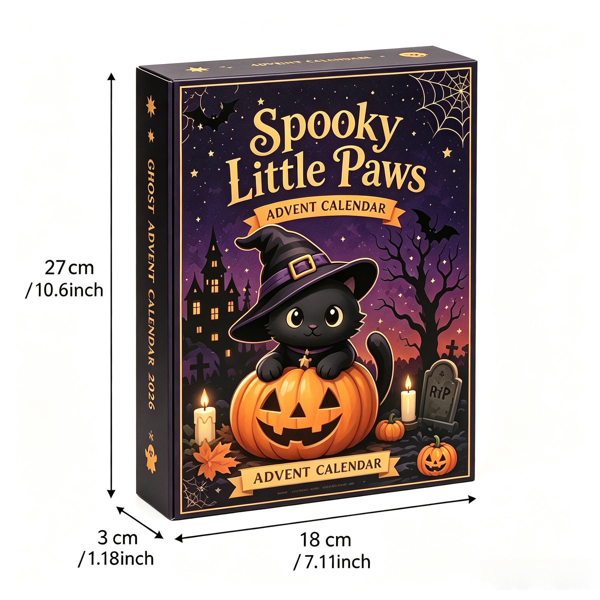 Witch Black Cat Advent Calendar