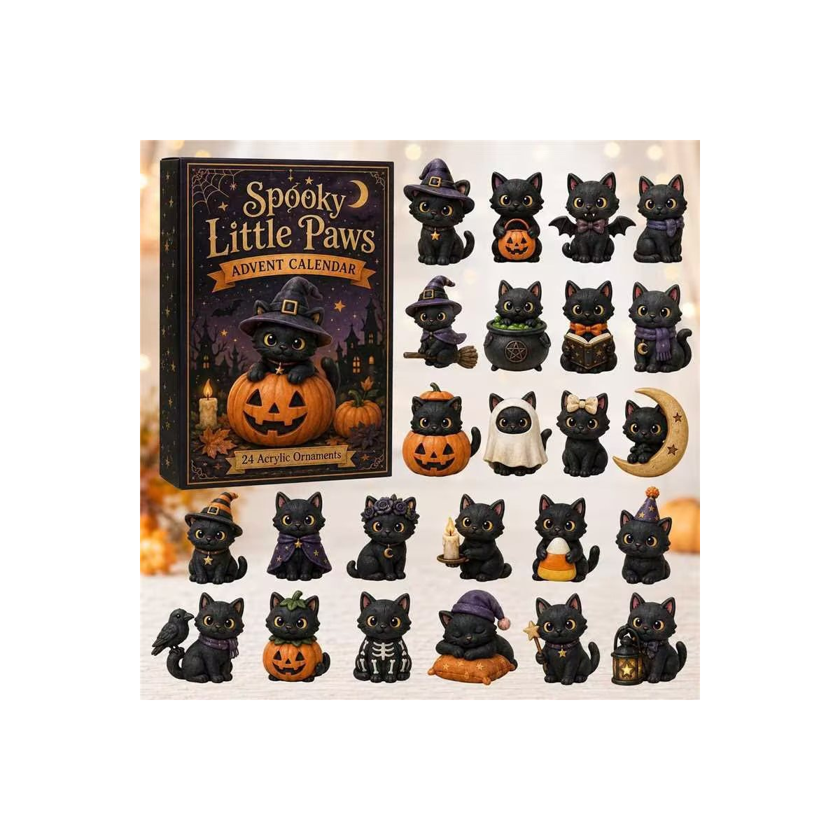 DFY retail hero v2 — Witch Black Cat Advent Calendar — original artwork