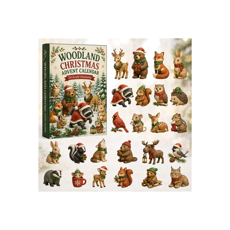 Christmas Animals Advent Calendar — gift set