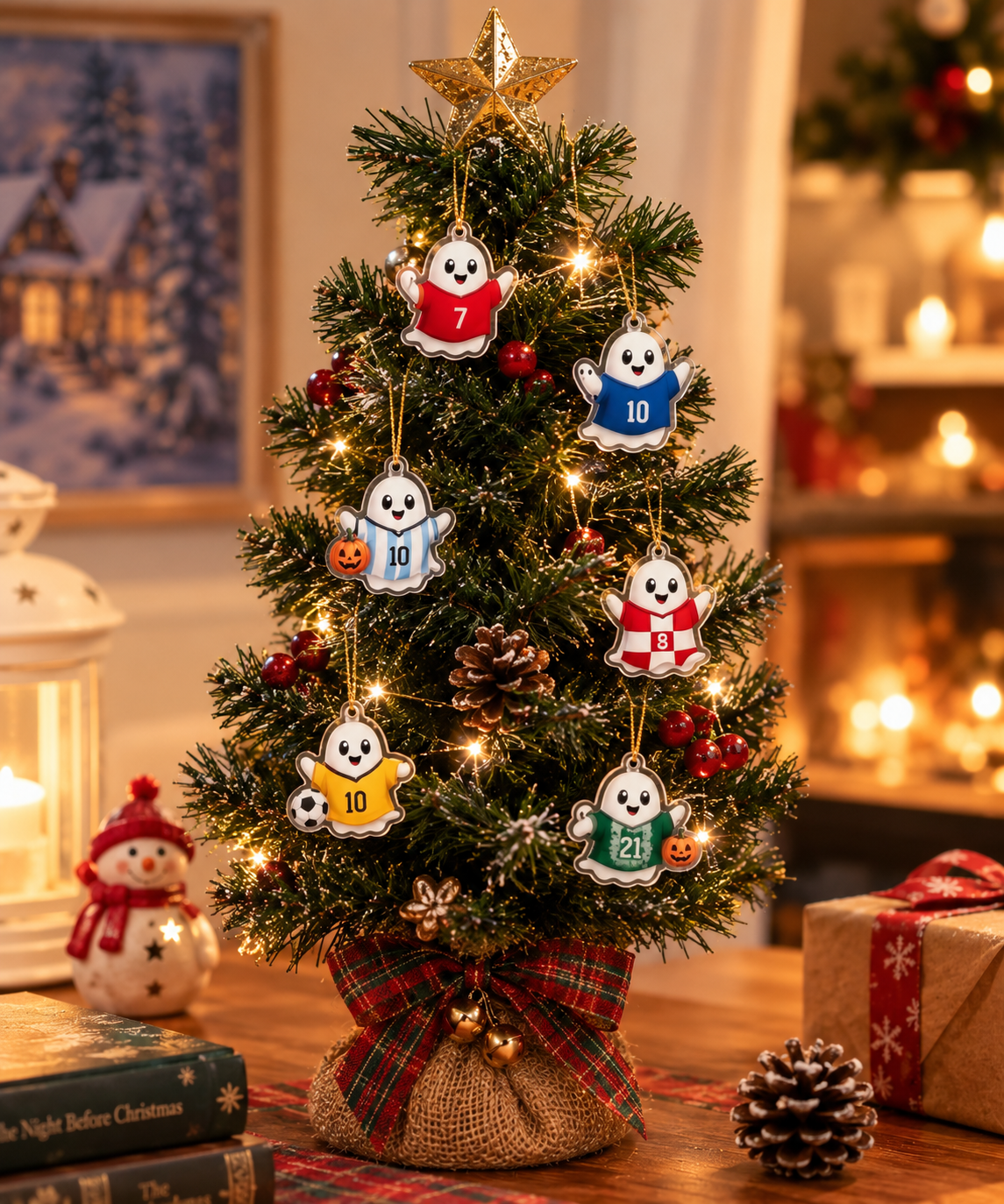 Numbered Soccer Jersey Ghost Advent Calendar