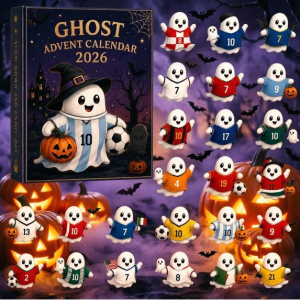 Numbered Soccer Jersey Ghost Advent Calendar