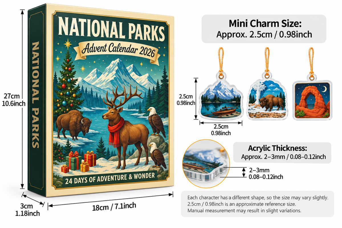 National Parks Deer Advent Calendar