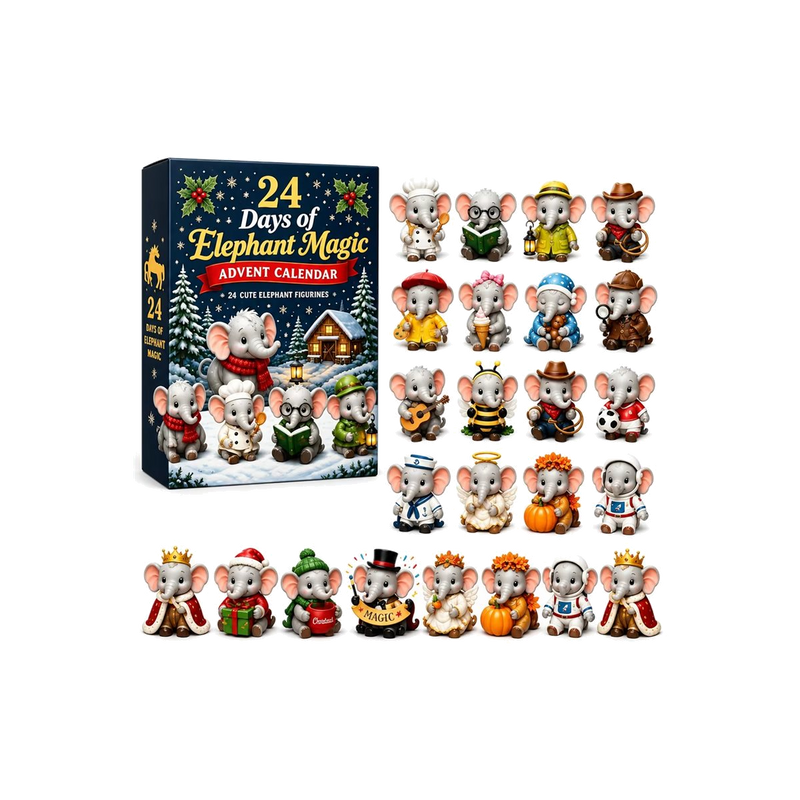 Elephant Magic Advent Calendar — gift set